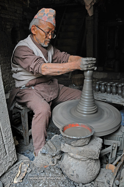 гончар из Бхактапура