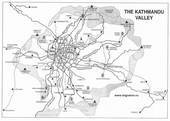 карта катманду